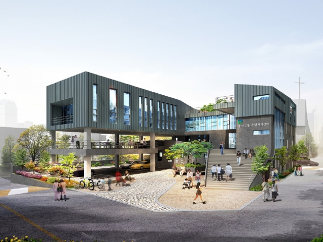 봉선1동 주민센터 신축공사 건축설계공모(당선안)